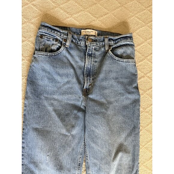 Abercrombie & Fitch the 90s Straight Jeans Ultra High Rise 28 Size 6 Women’s - Picture 4 of 13
